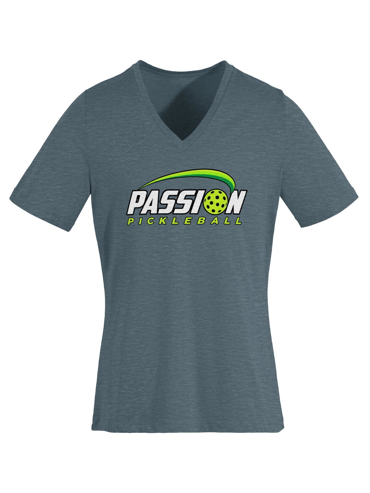 Passion Pickleball Ladies' V-Neck Tee product image (37)