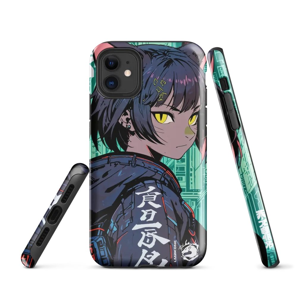 Futuristic Feline iPhone® Tough Case product image (1)
