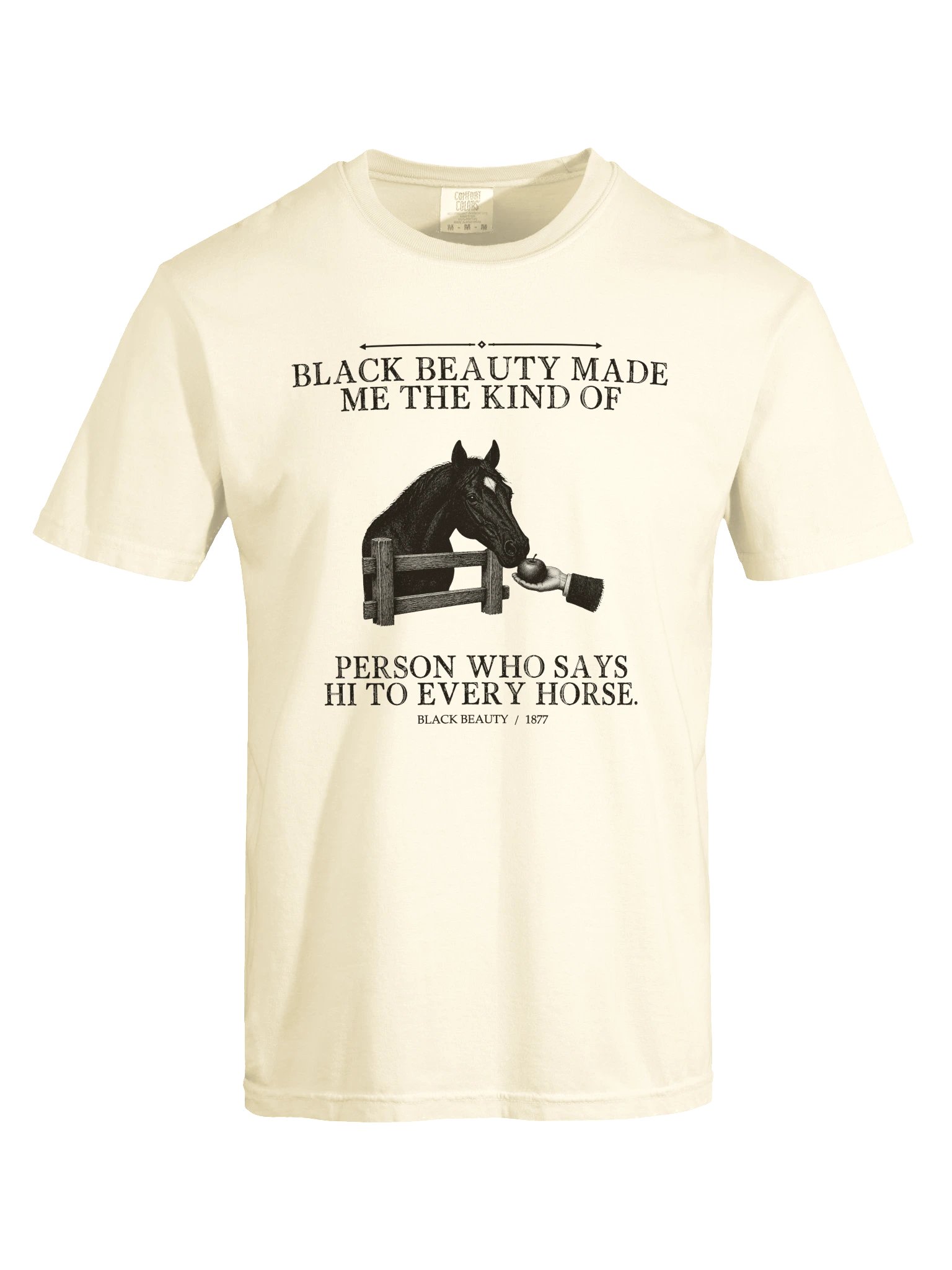 Black Beauty Made Me Kind Person Who -- Black Beauty Tee (Light) product image (17)
