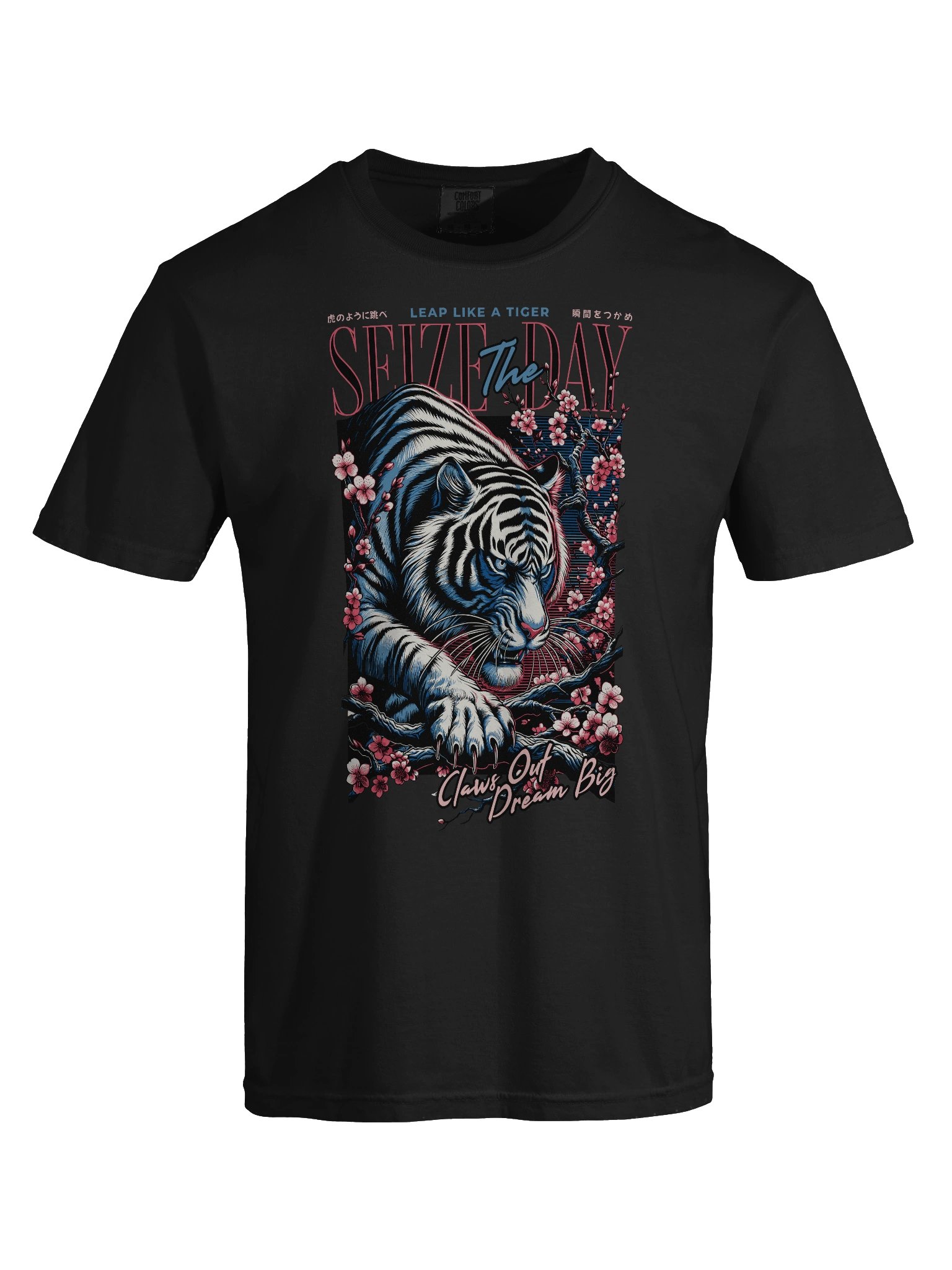 Stand Out with Our Eye-Catching Tiger Graphic T-Shirt Design product image (7)