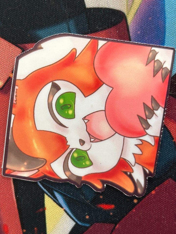 Matte Lycanroc Sticker product image (1)
