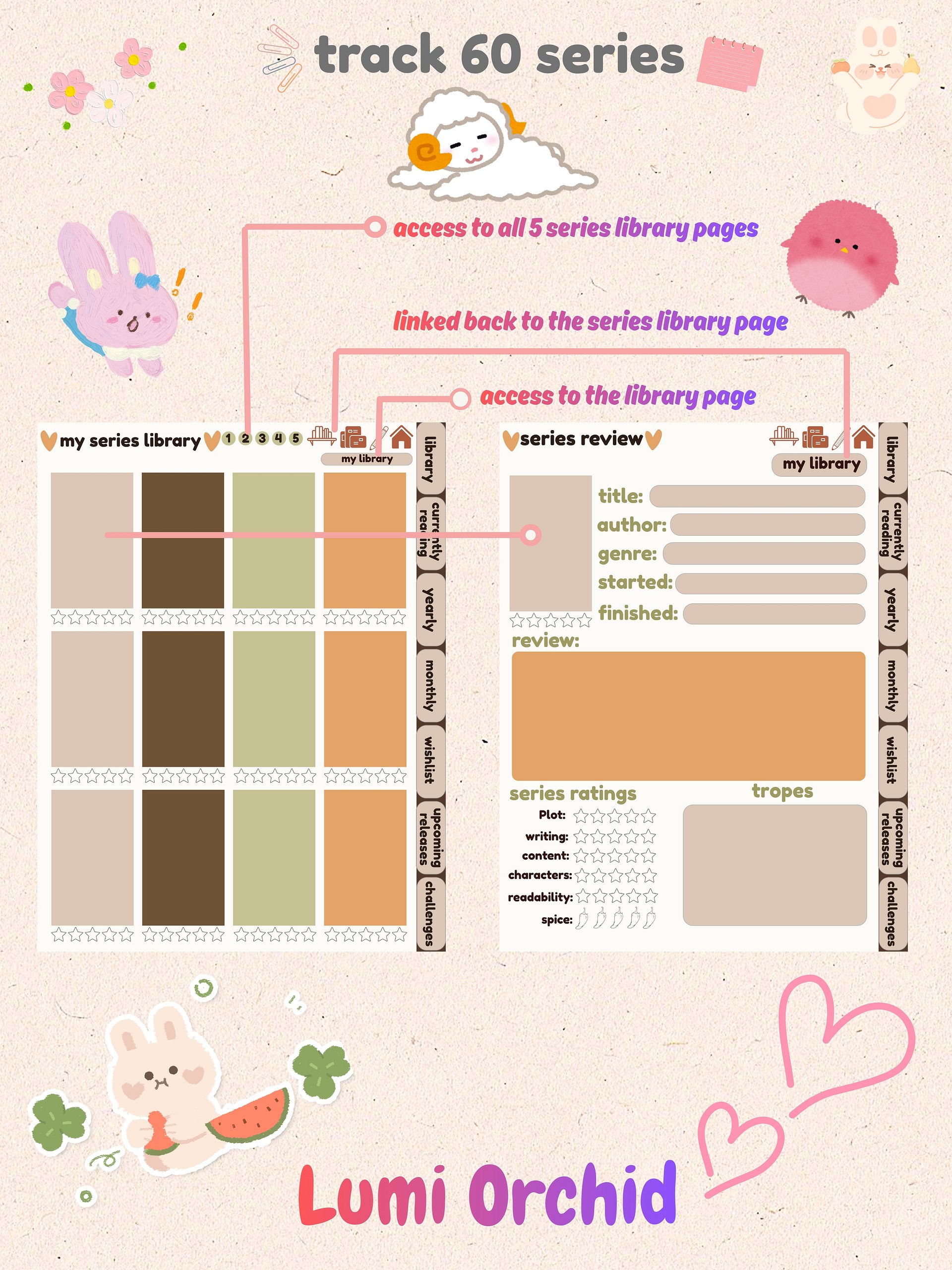 Digital Reading Journal product image (4)