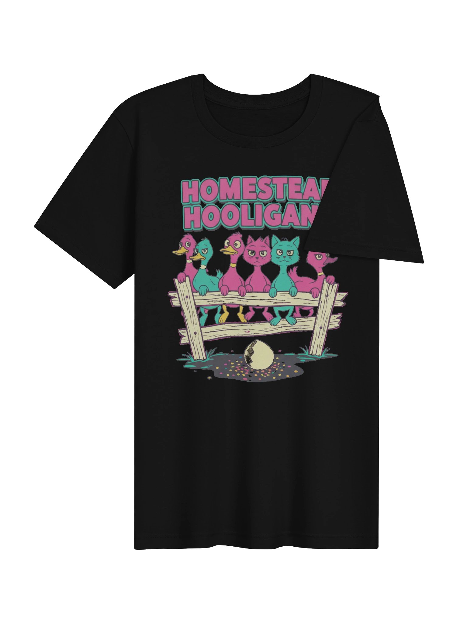 Homestead Hooligans Duck and Cat Gang Tee product image (4)