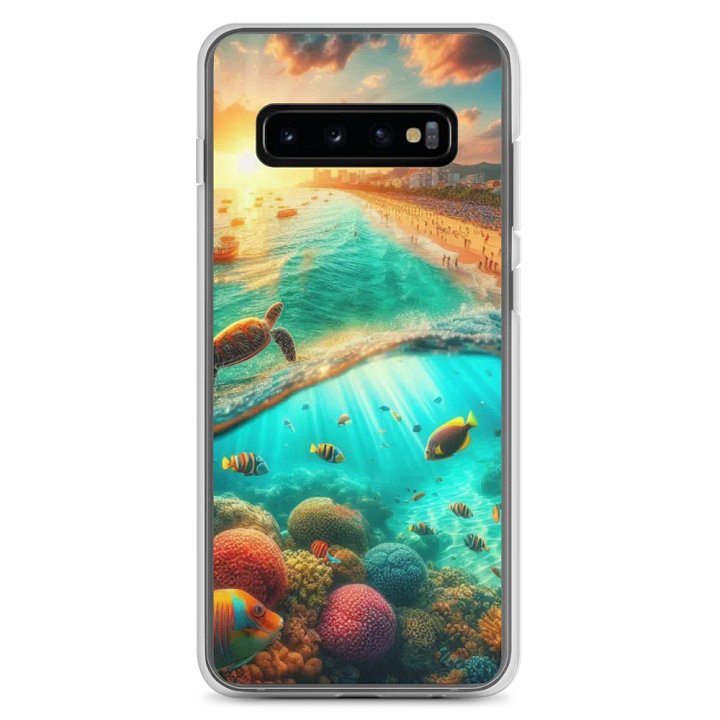 Sunset Seascape Samsung® Case | AI Design underwater beauty of the sea beach product image (2)