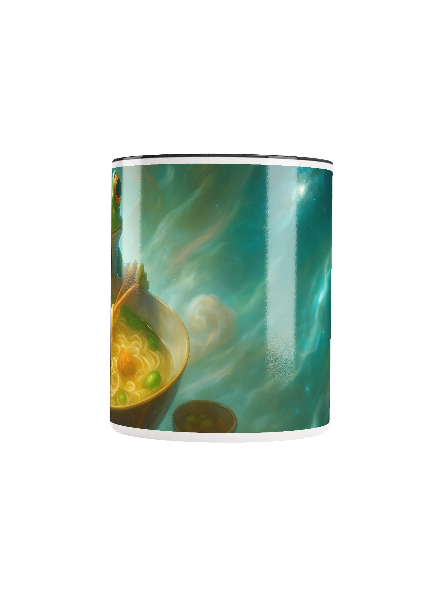 Cosmic Ramen Frog Ceramic Mug product image (4)