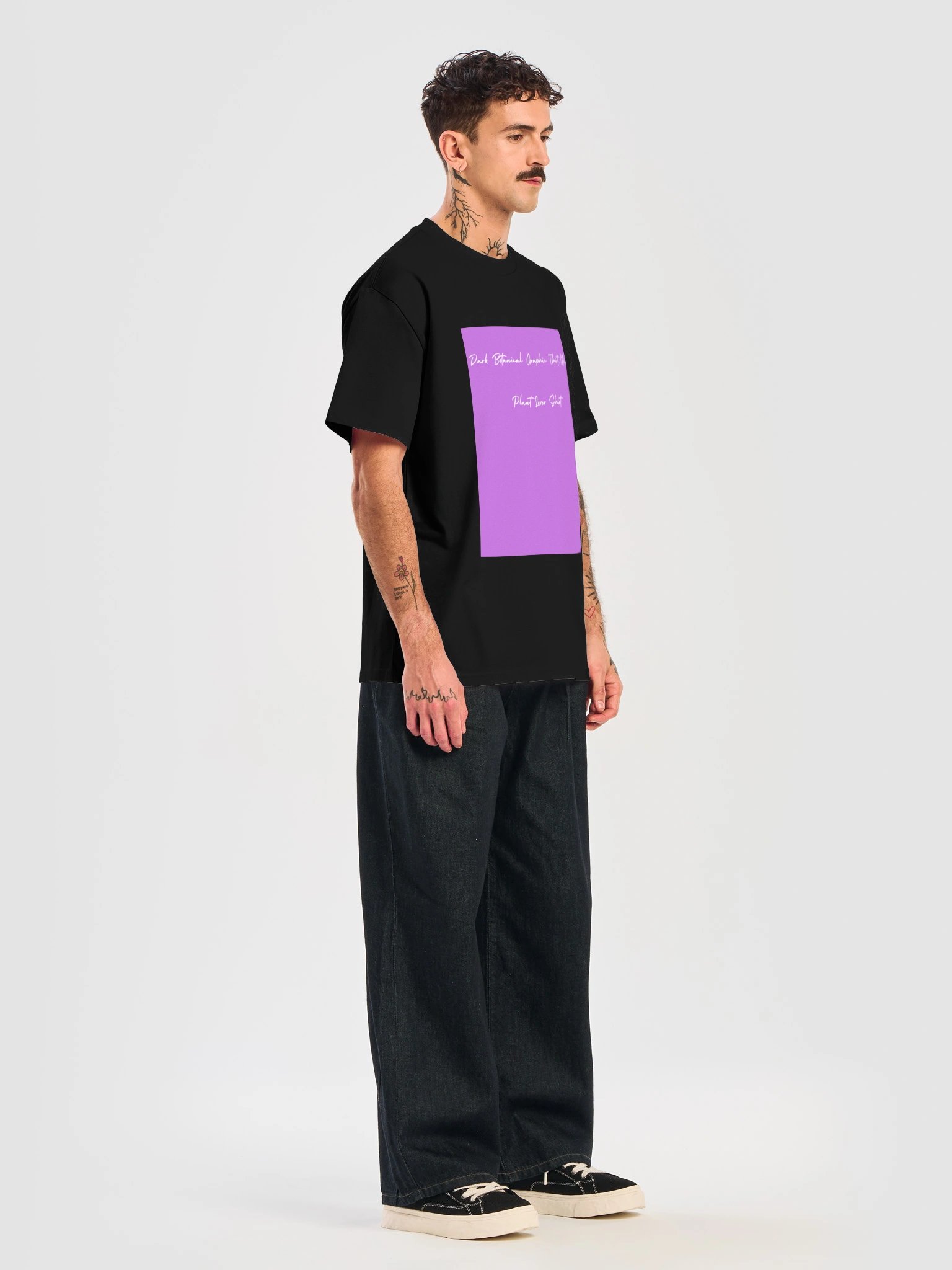 Dark Botanical Plant Lover Graphic Tee product image (25)