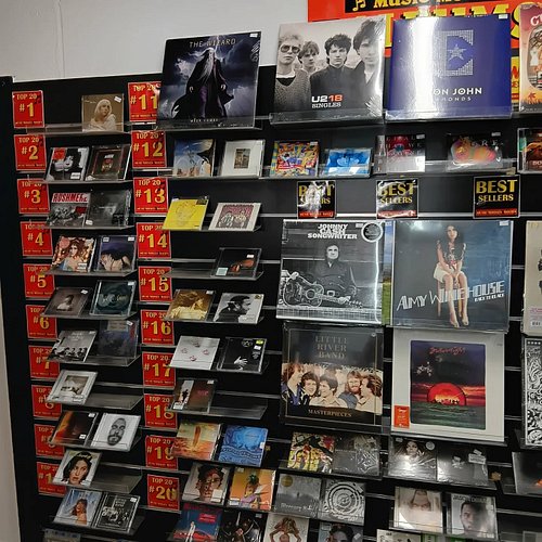 Anything better than seeing your Vinyl at an actual brick and morter music shop? 

Check out Music Mooves and Movies at Port ...