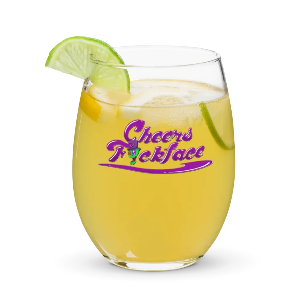 Cheers F*ckface Wine Glass product image (9)