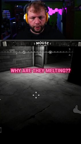 why are these enemies melting?? #MOUSEPIForHire #gamingfails #shroudedgaming #confused