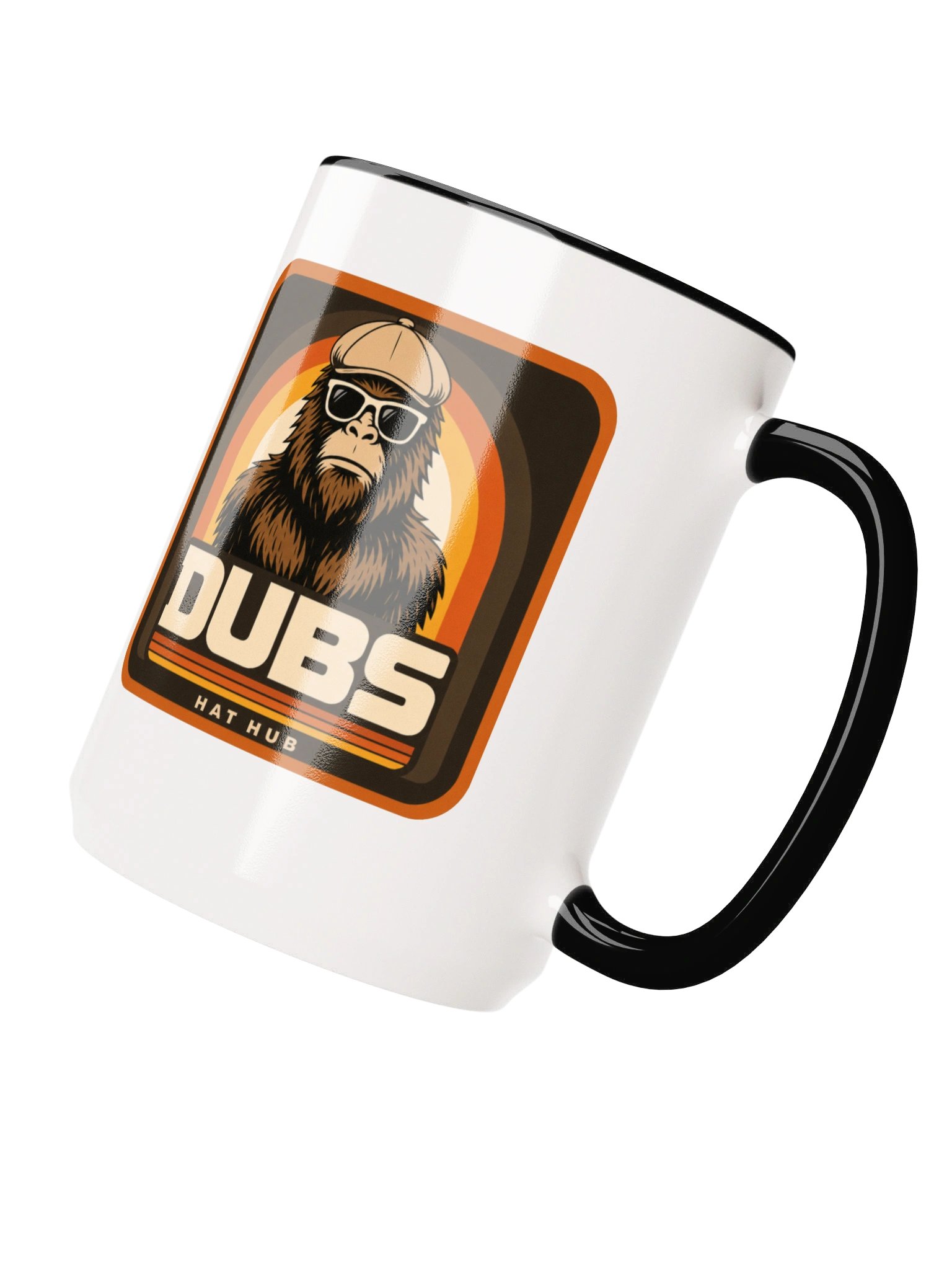 DUBS HAT HUB RETRO COFFEE MUG product image (3)