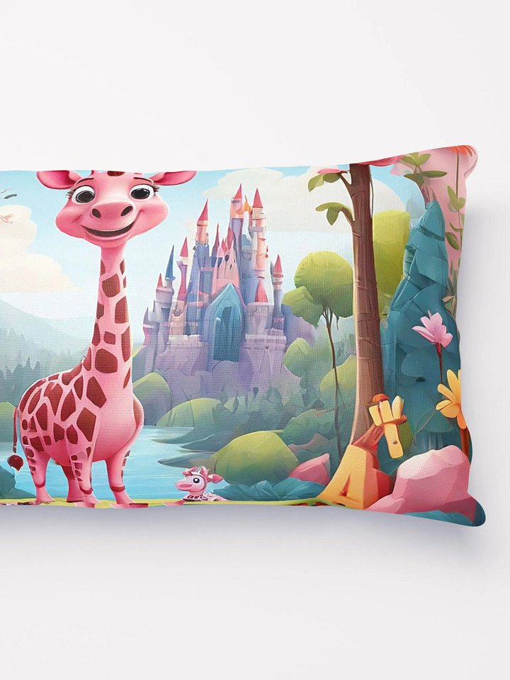 pink giraffe with flower and book product image (4)