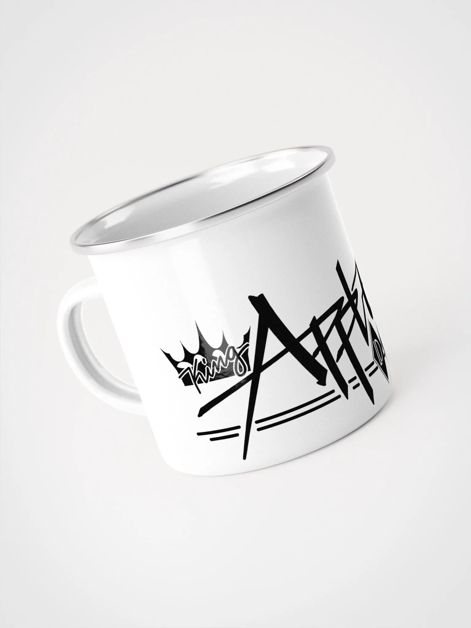 King Apple Diner (Black) ✦ Enamel Mug product image (4)