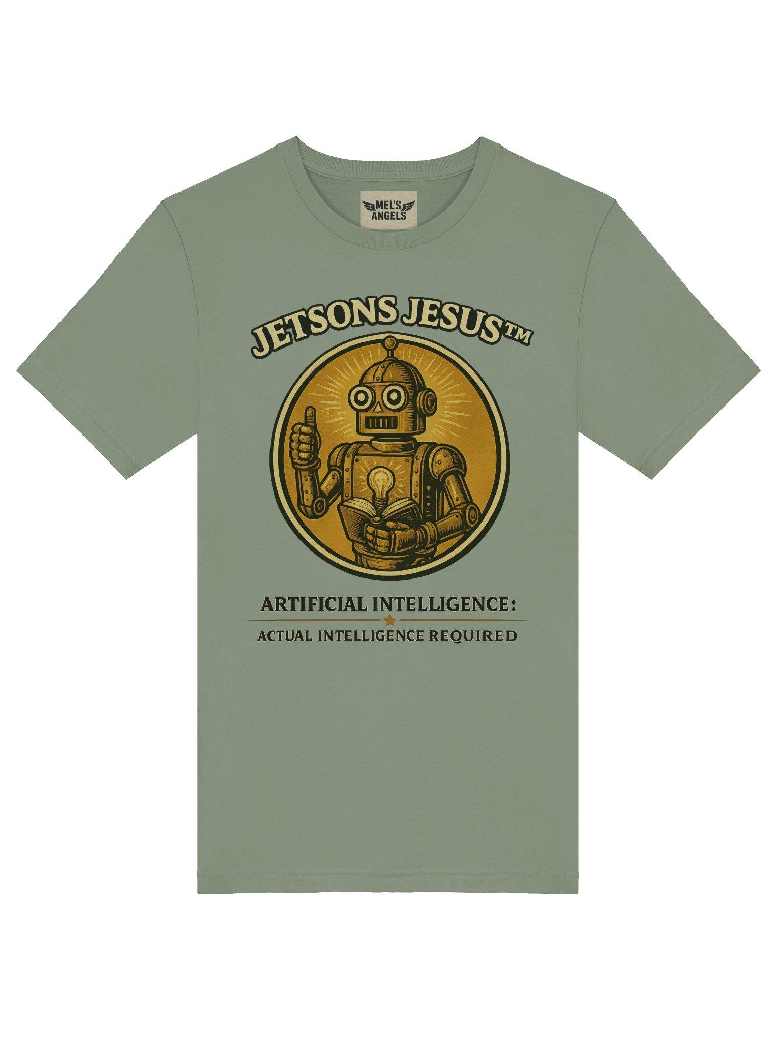 Jetsons Jesus™ T-Shirt | Artificial Intelligence, Actual Intelligence Required product image (5)