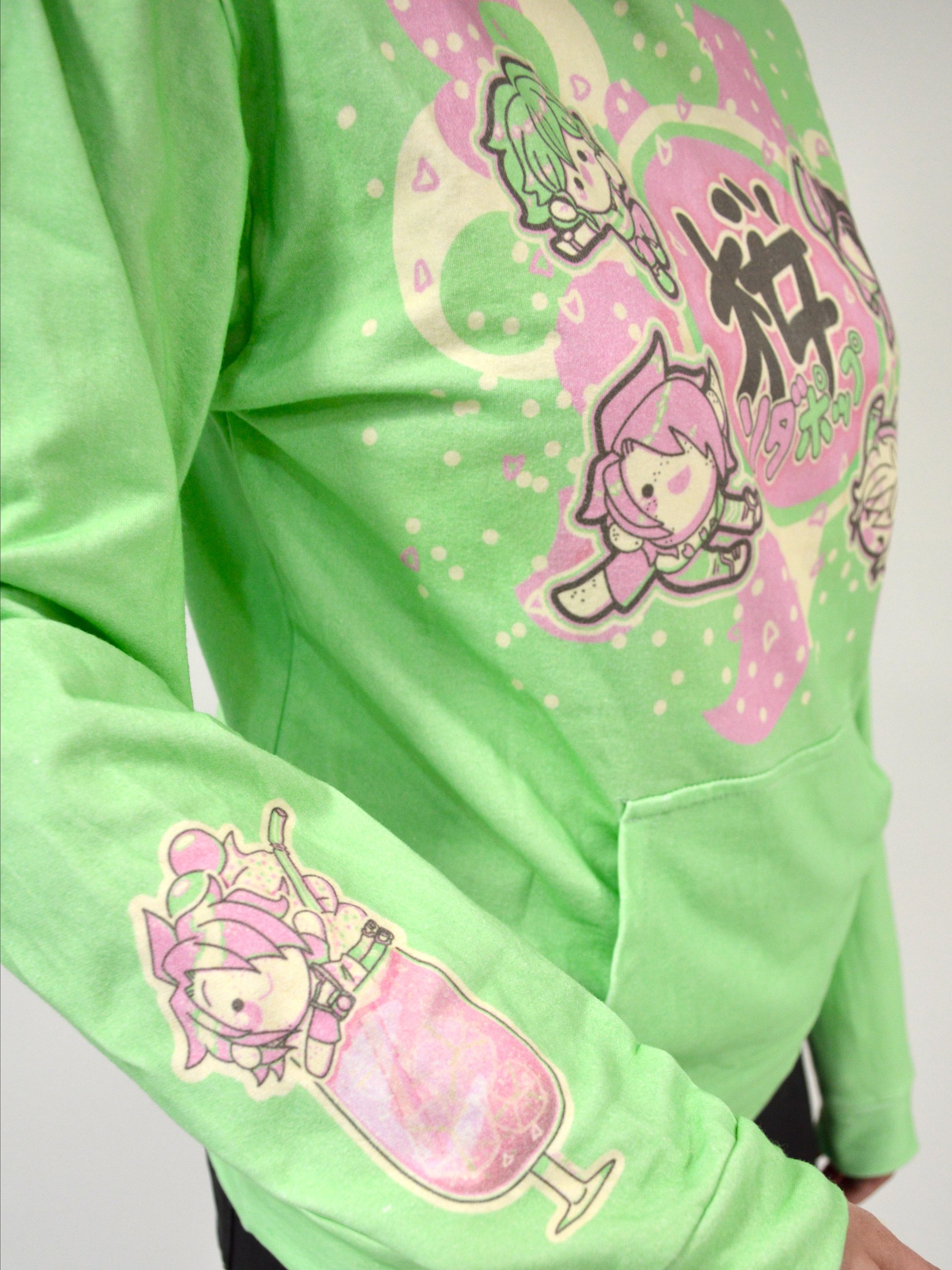 Sakura Soda Pop Hoodie, in Green product image (4)