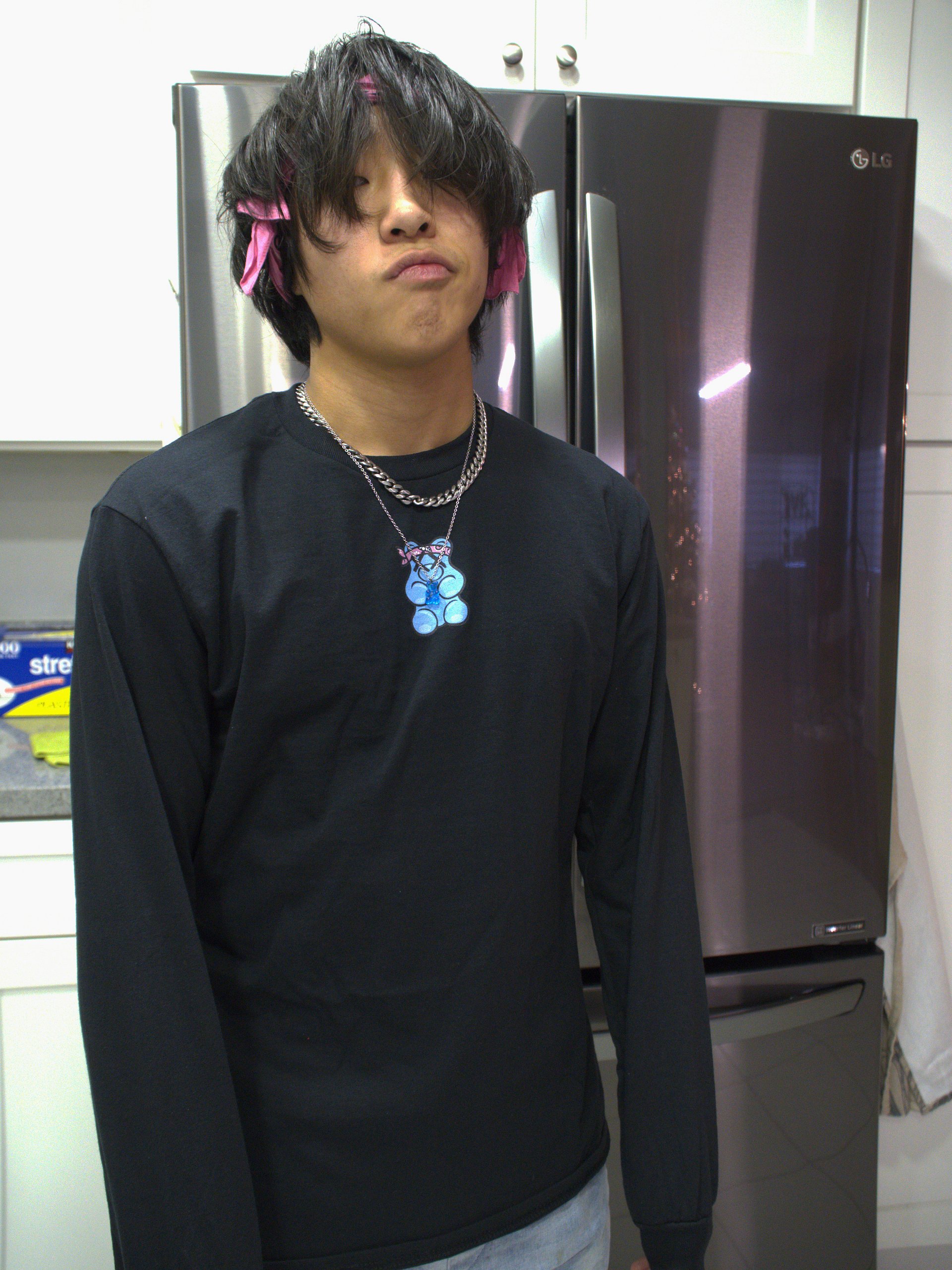 Black Gummy Bear Long Sleave Shirt product image (3)