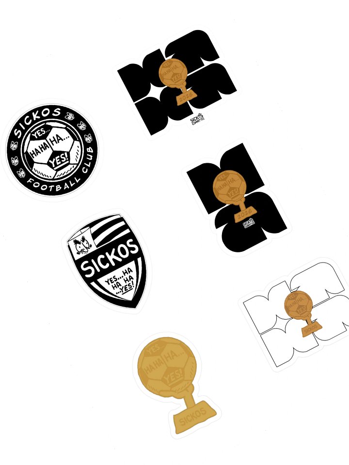 Sickos FC & Sickos World Cup Sticker Sheet product image (2)