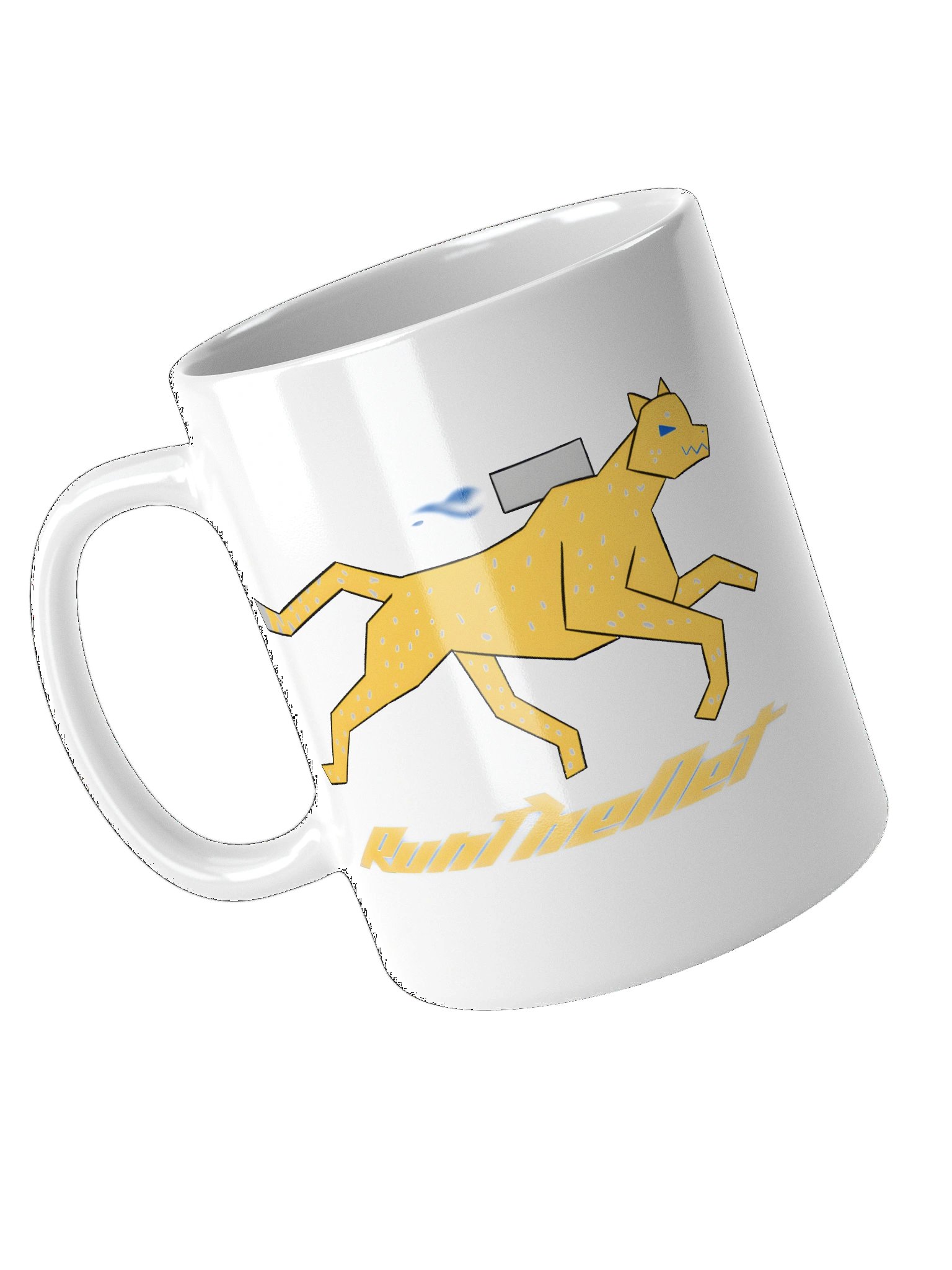 Run The Net Flash Mug (White) product image (10)