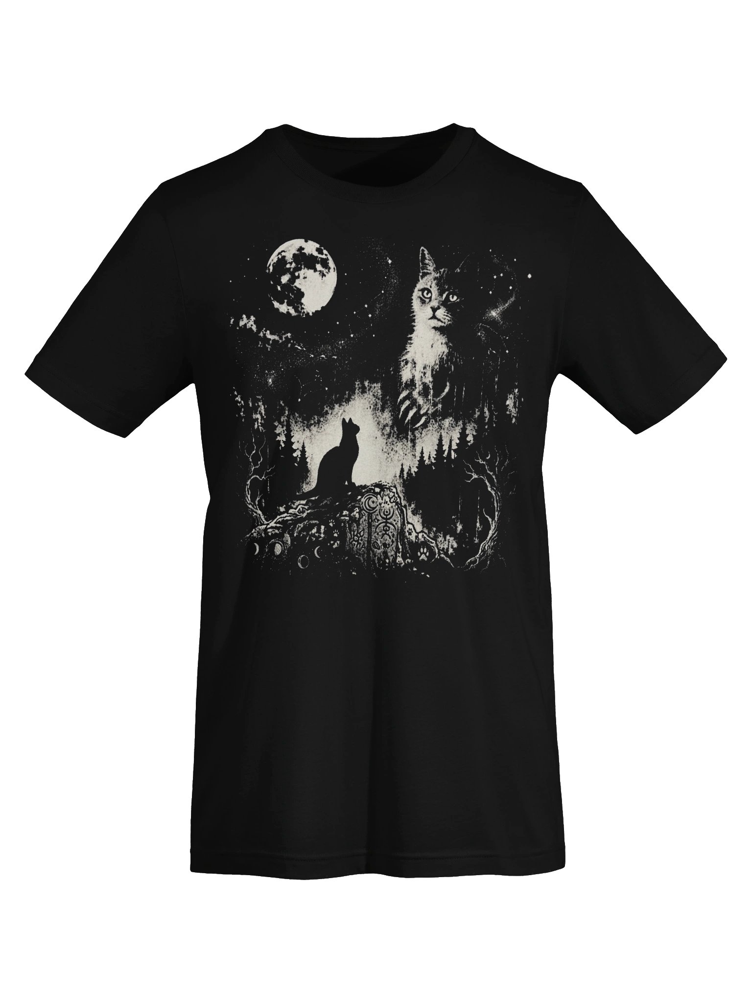 Vintage Moon Cat T-Shirt, Cat Lover Shirt product image (36)