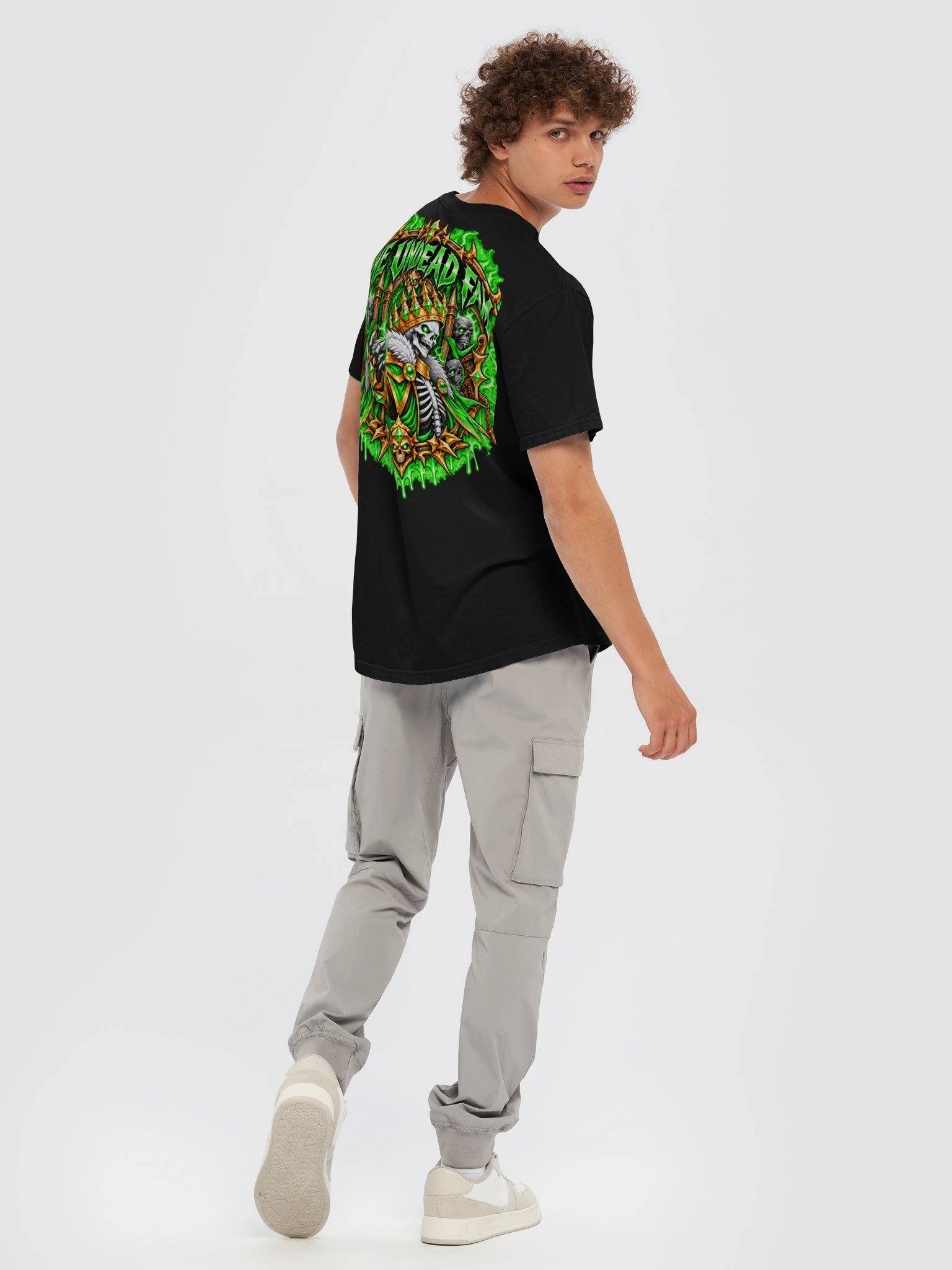 Undead and Unbothered Tee (Green) product image (8)