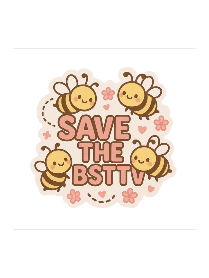 savethebsTTV Kiss-Cut Stickers product image (1)
