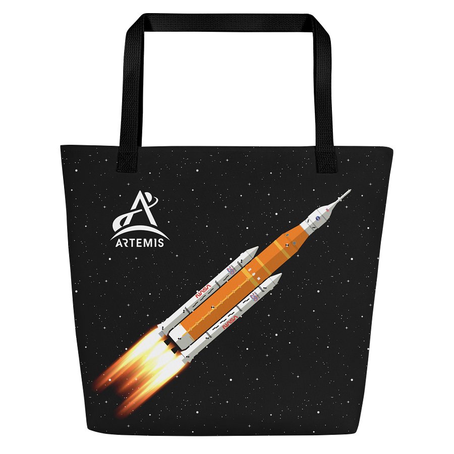 Artemis SLS Rocket Large Tote Image 2