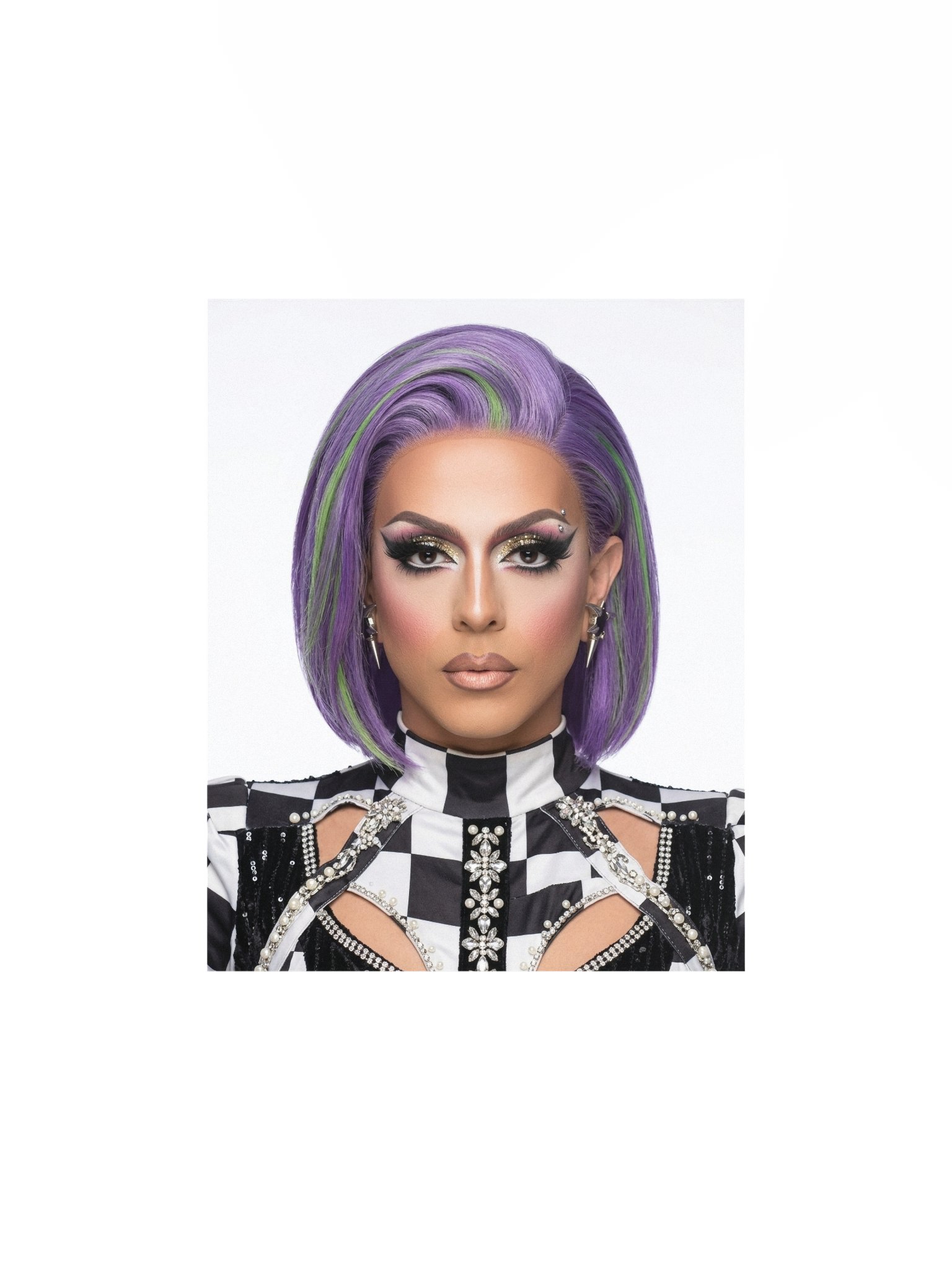 "Checkered Glam" Headshot 8x10 Promo product image (1)