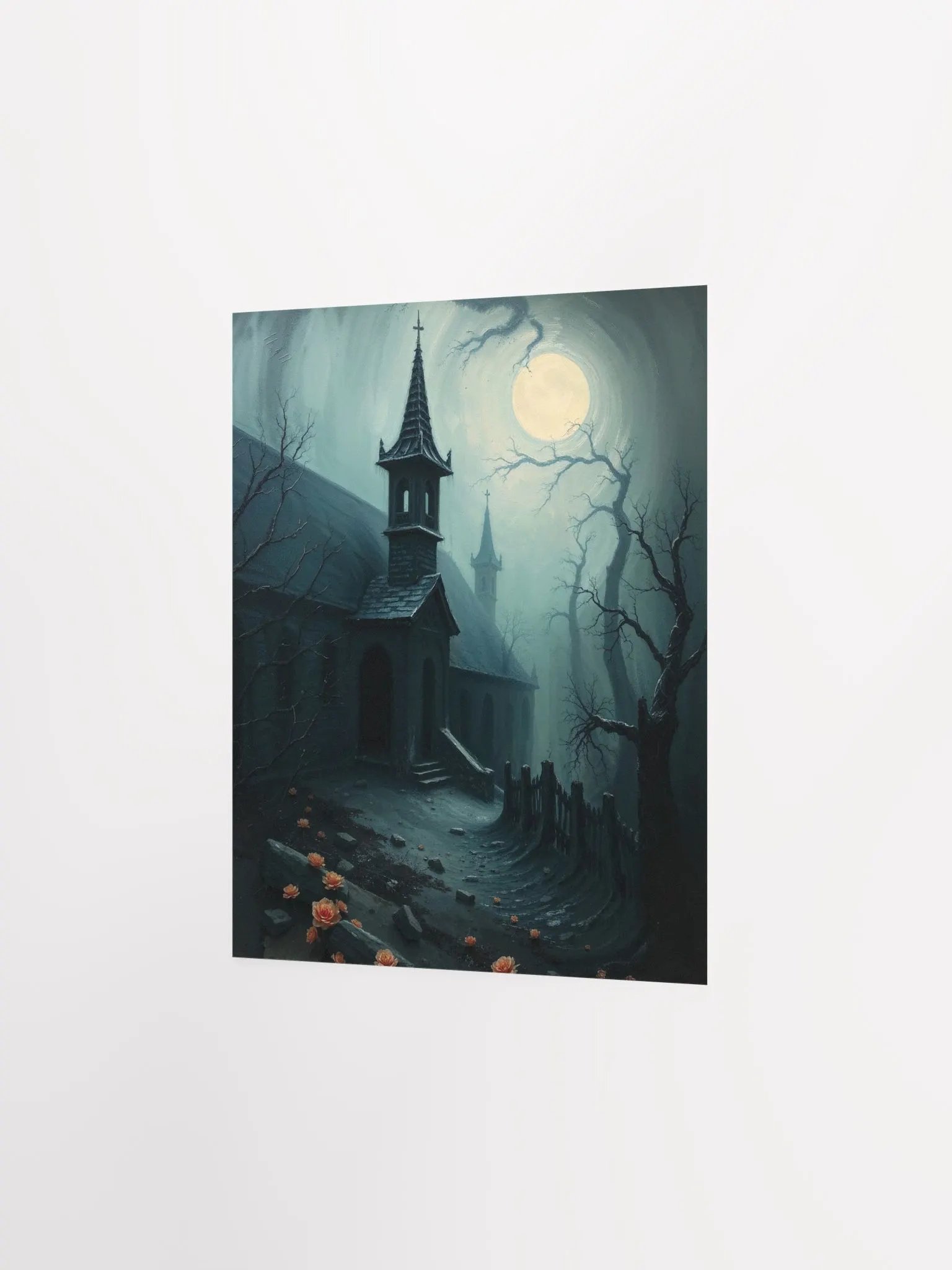 Moonlit Gothic Path Poster product image (9)