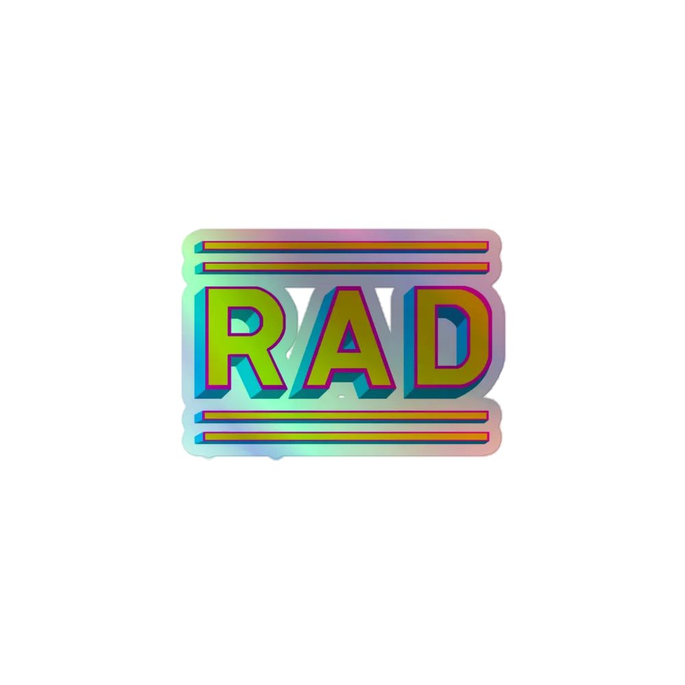 RAD Holo Sticker product image (1)