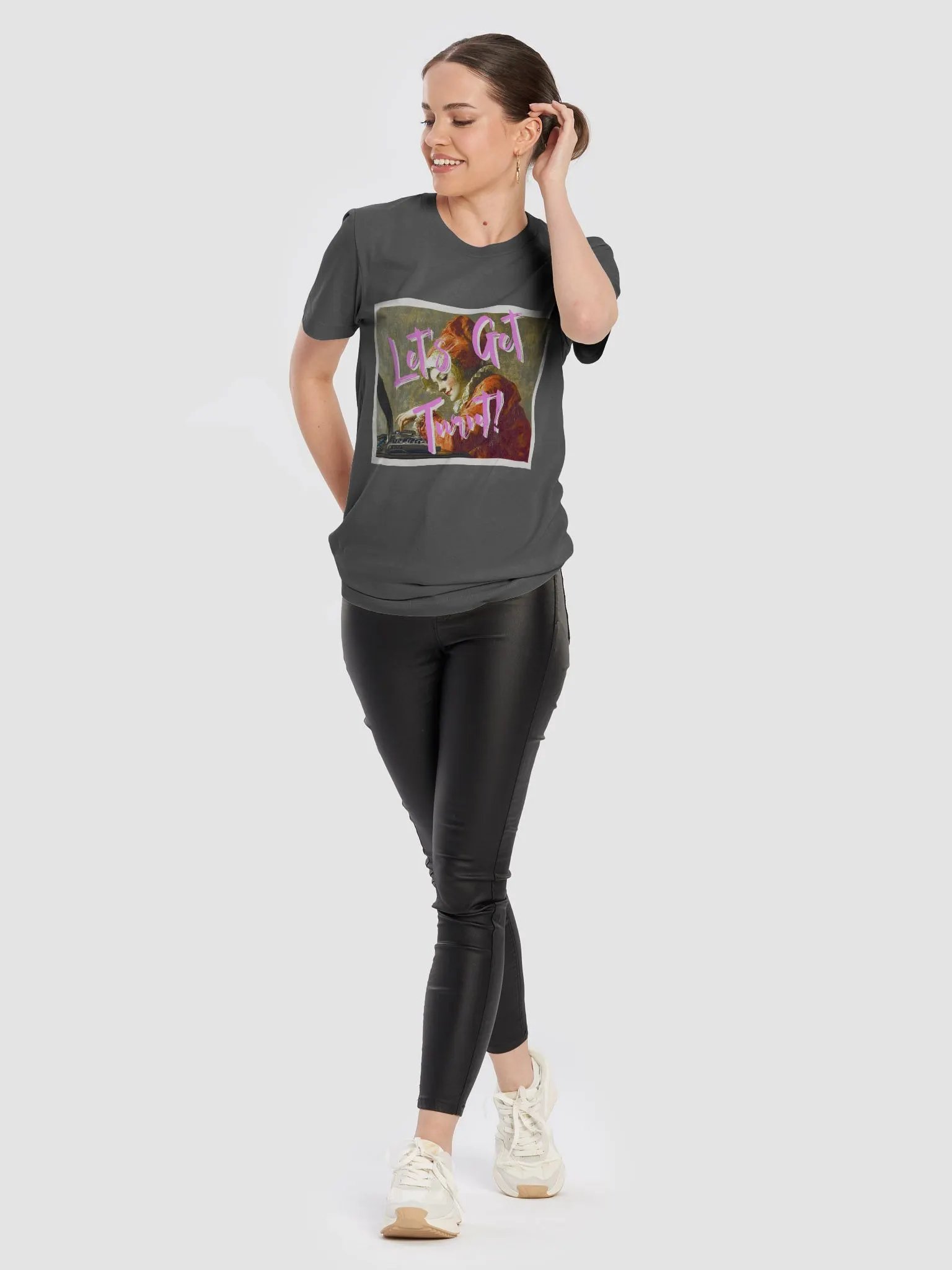 Medieval Jester DJ "Let's Get Turnt!" T-shirt product image (106)