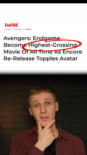 Is Avengers really the highest grossing movie ever made?

#film #cinema #marvel #avengers