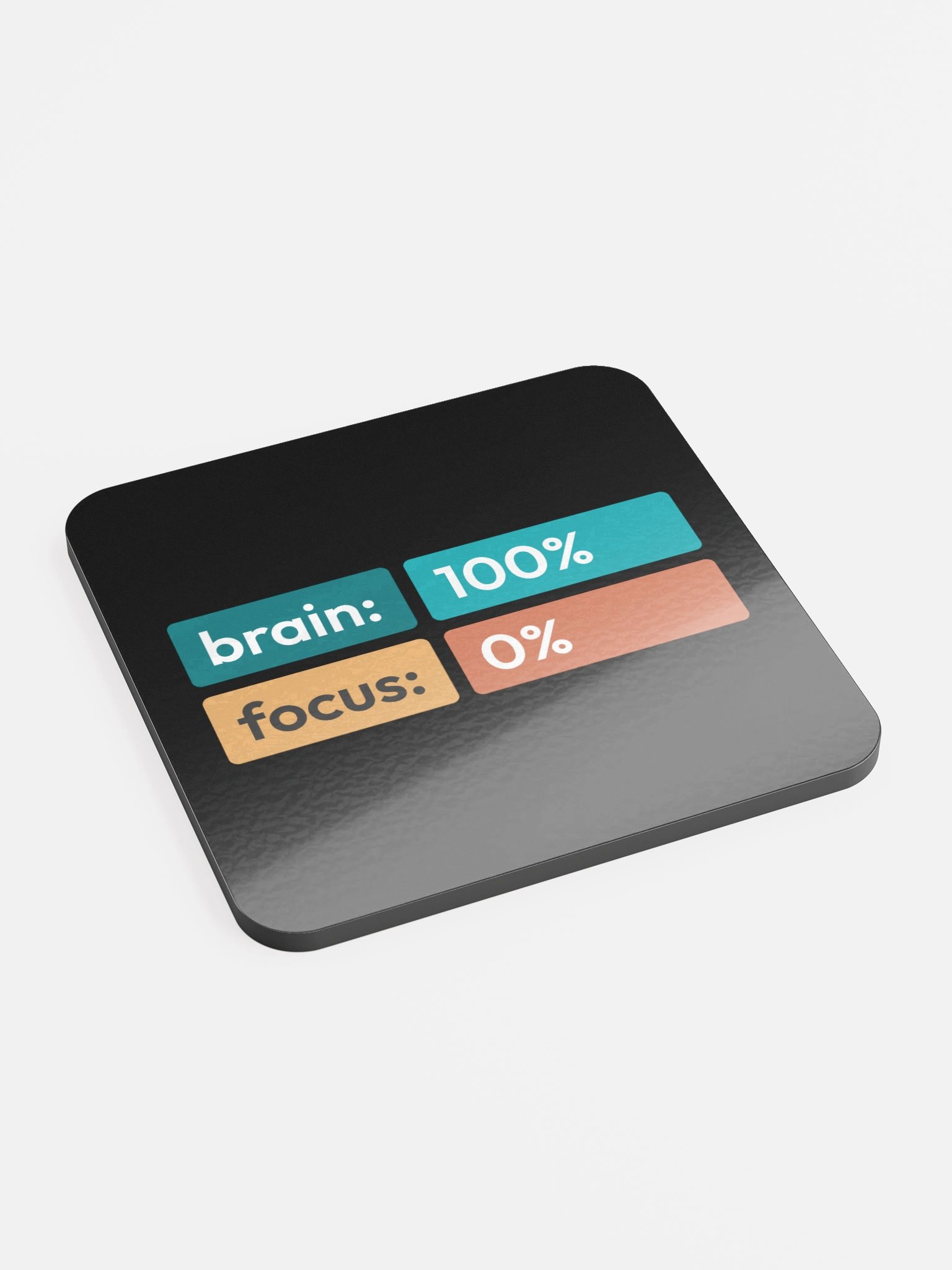100% Brain Dark Coaster product image (2)