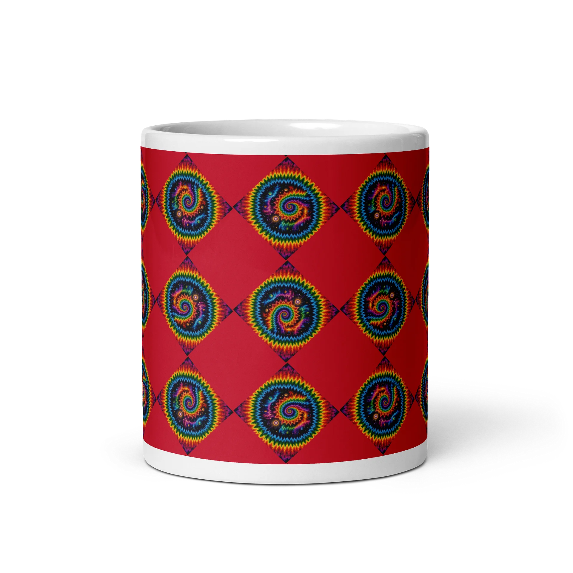 Rainbow Spiral Tile Mug product image (5)