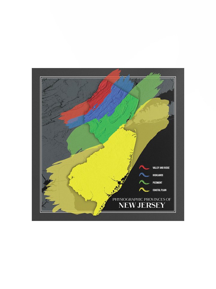 The Physiographic Regions of New Jersey product image (1)