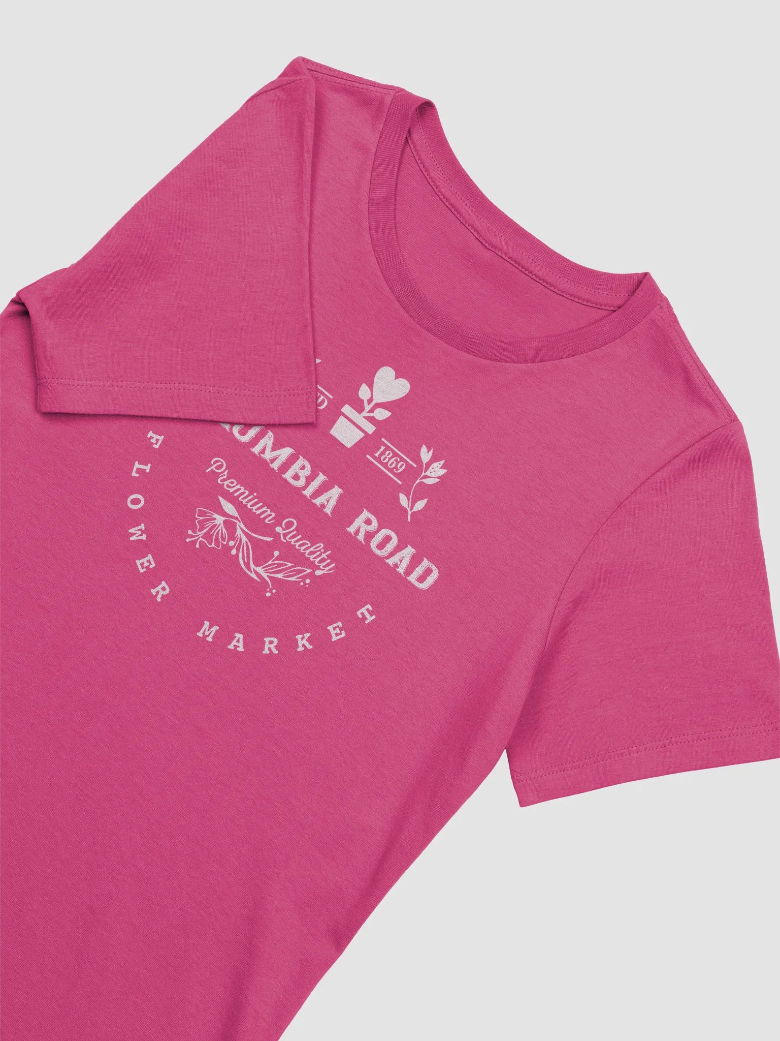 Columbia Road Market Women's Relaxed-fit T-Shirt (Pink) product image (3)