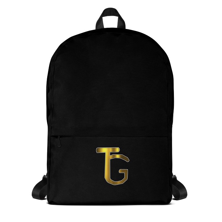 Glamourous Gold Initial All-Over Print Backpack product image (1)