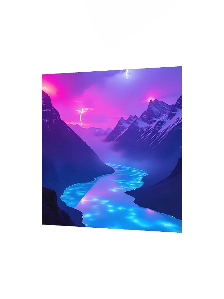 Ethereal River Glow Poster product image (6)