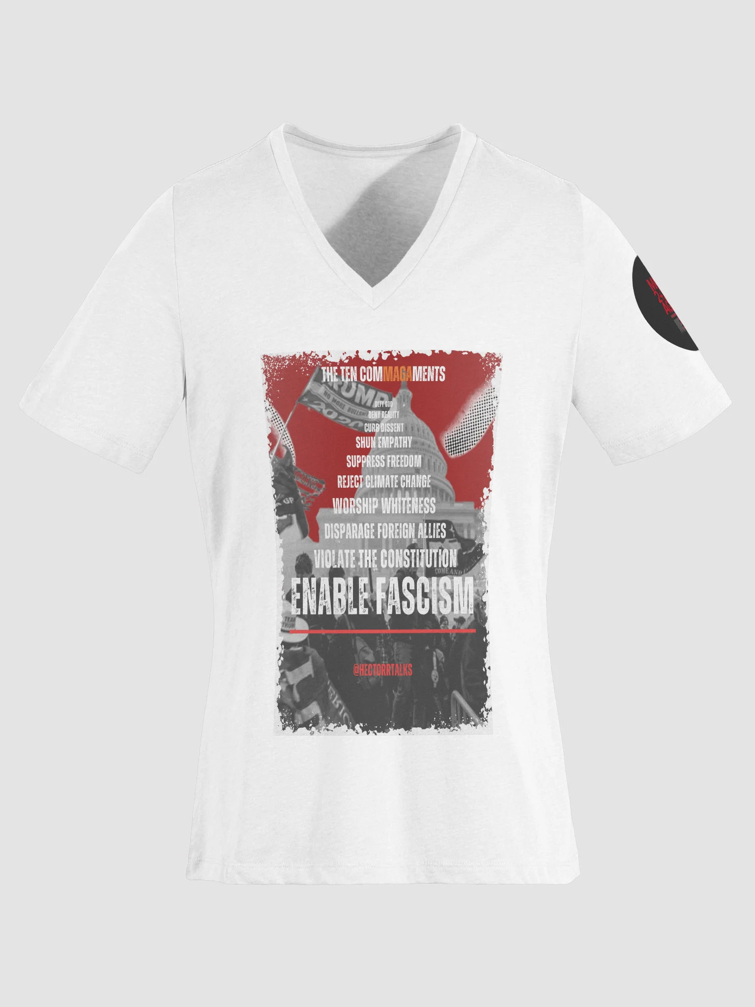 Ten ComMAGAments Women's V-Neck | L I G H T product image (1)