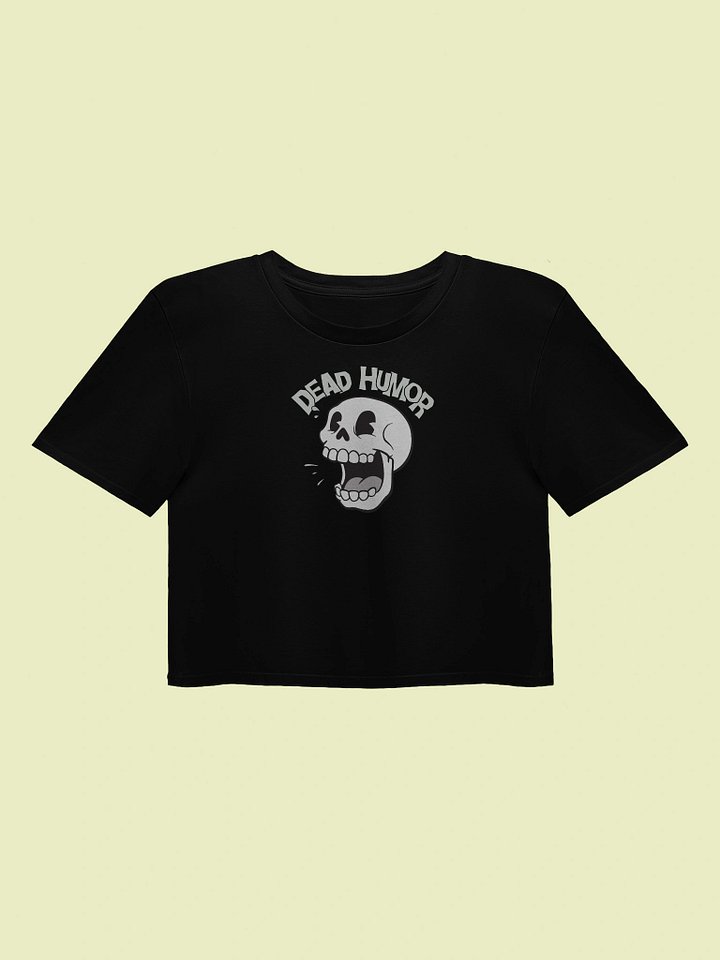 Laughing Skull Crop Top Tee product image (2)