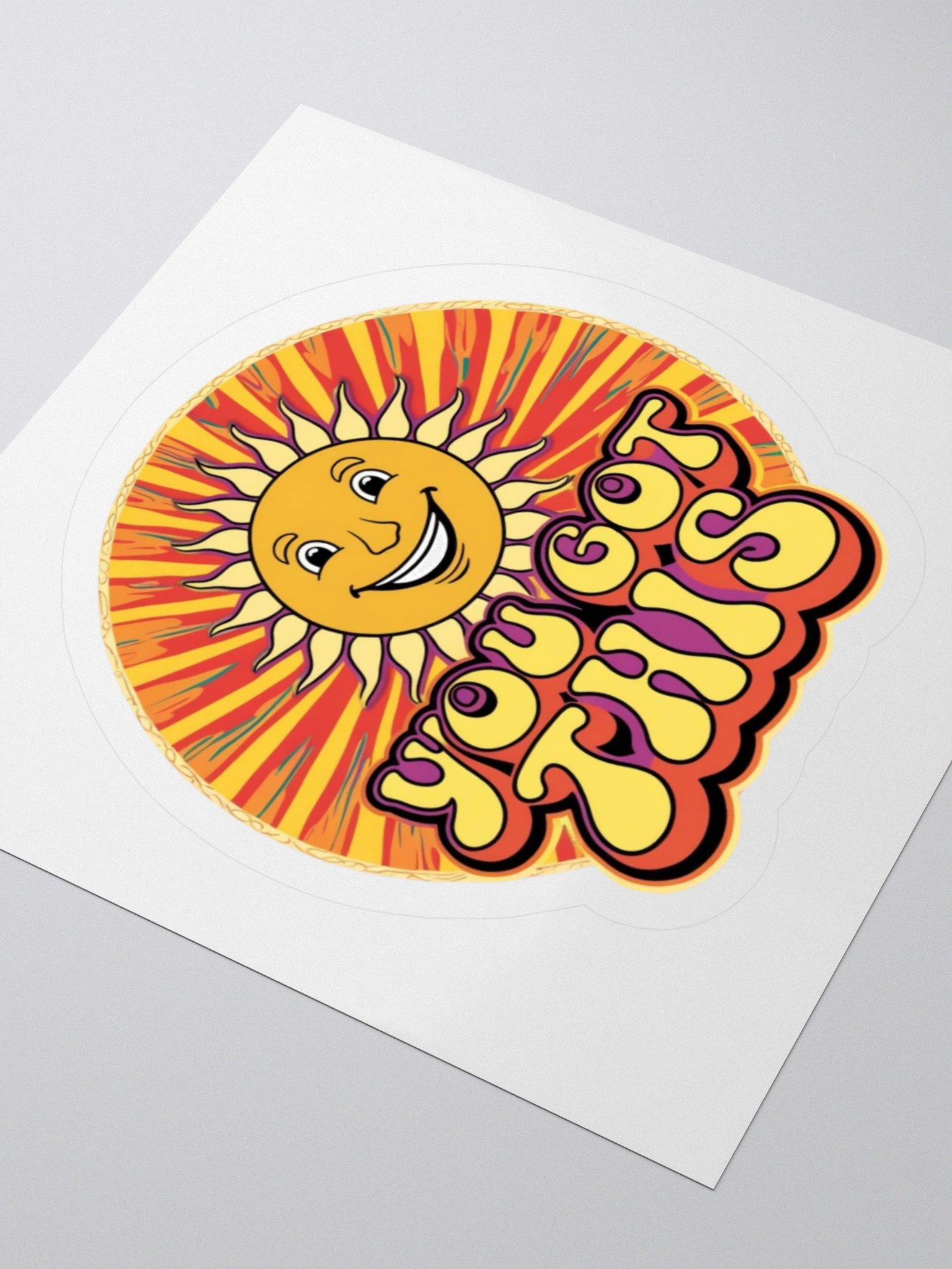 Retro Sun 'YOU GOT THIS' Kiss Cut Stickers product image (8)