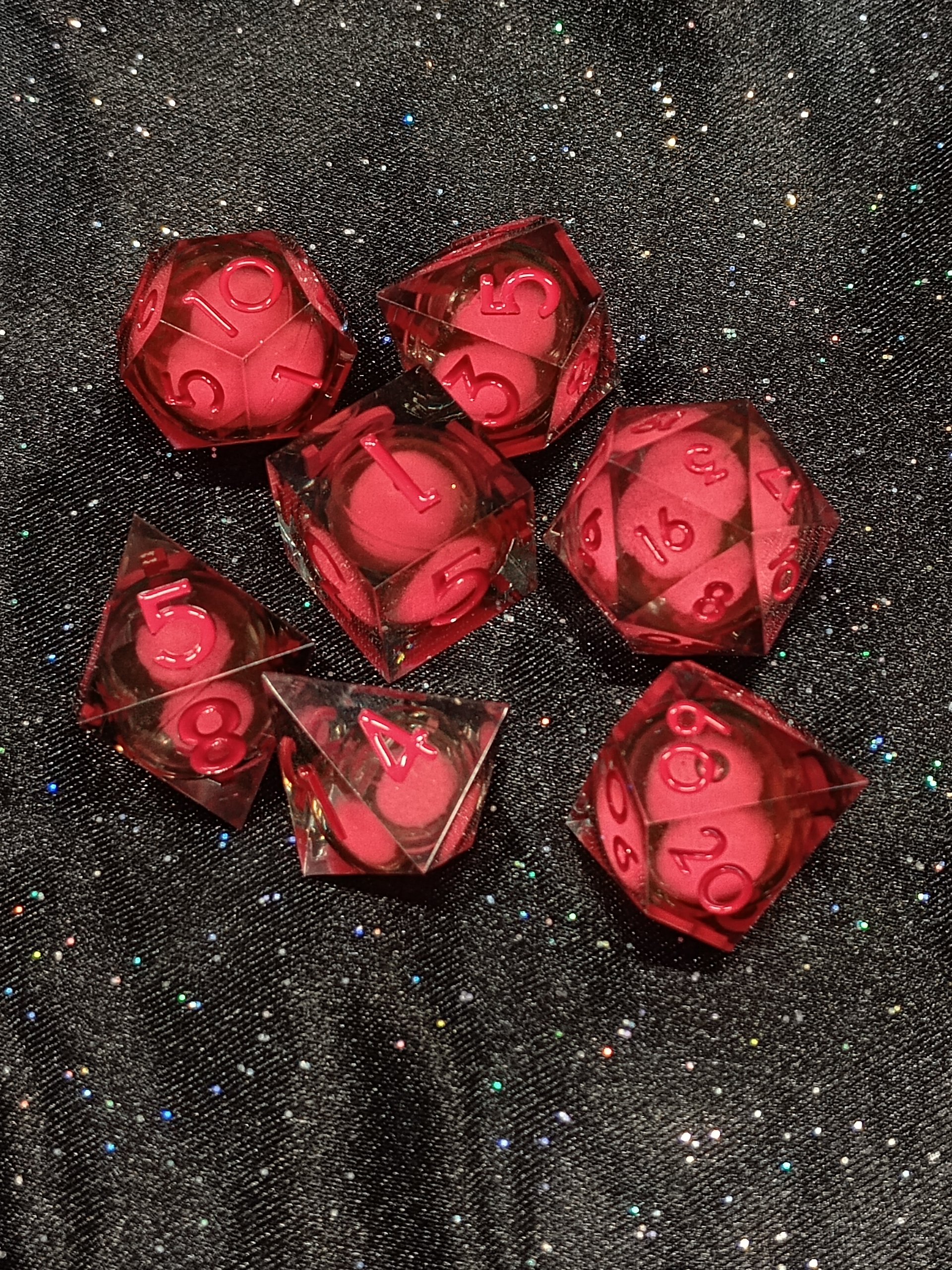 7 Piece RPG Dice - Liquid Core product image (1)