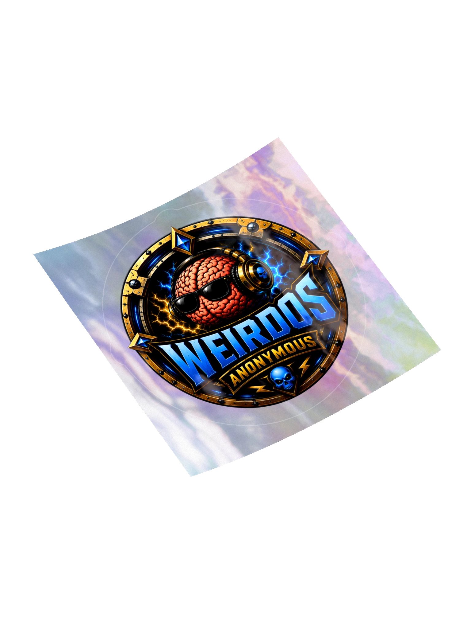 Beard__Oh Weirdos Anonymous Holographic Sticker Sheet product image (4)