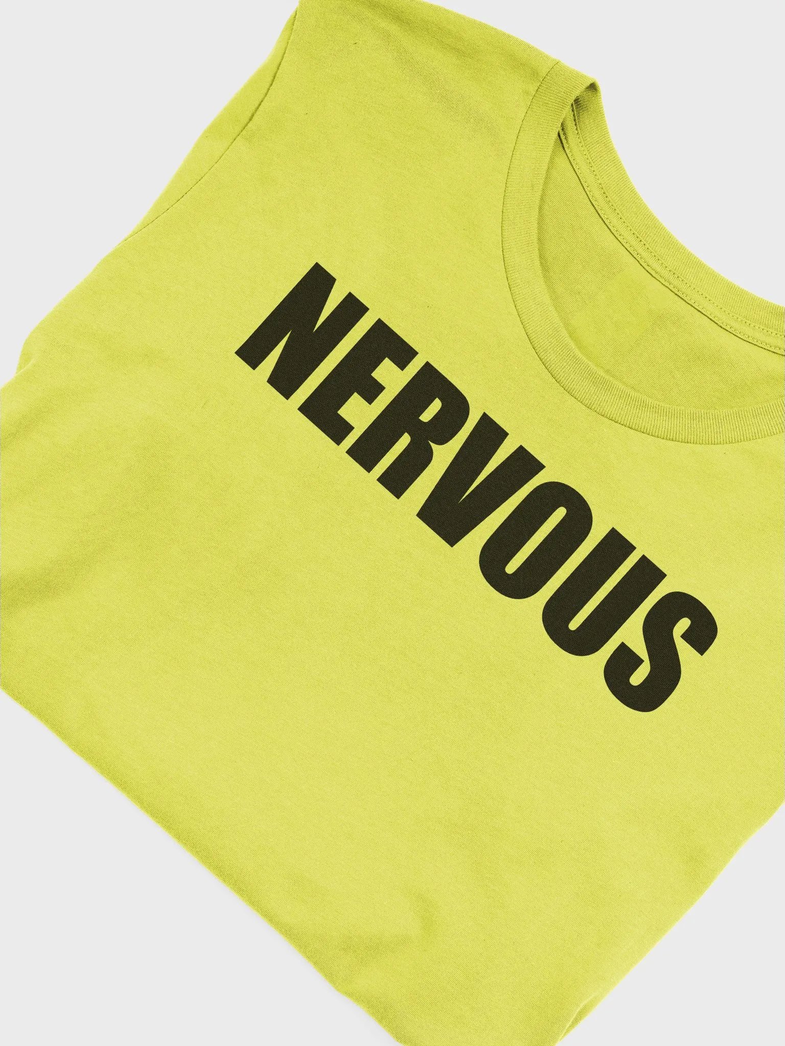NERVOUS supersoft unisex t-shirt product image (5)