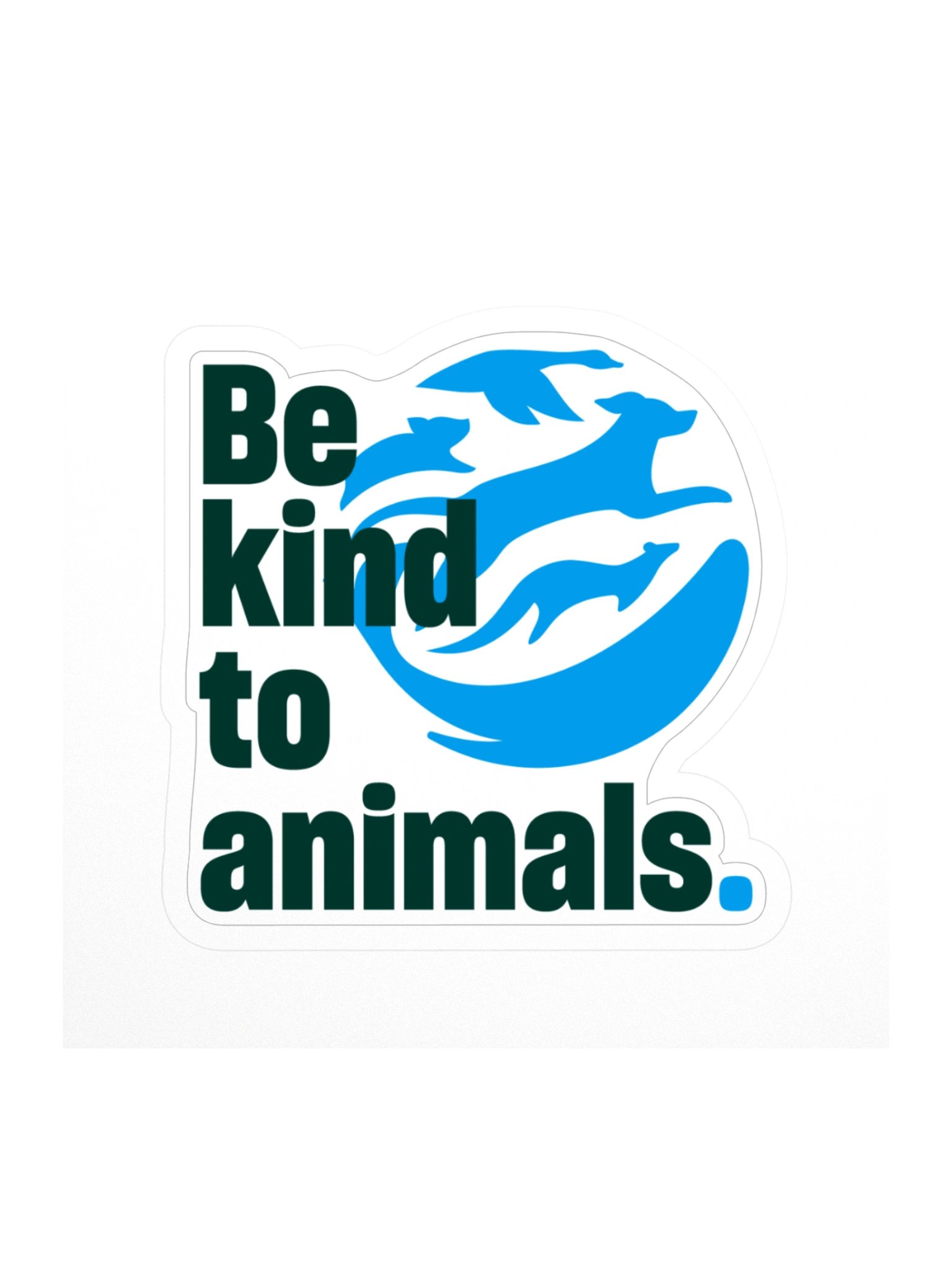 Be kind to animals - Sticker product image (2)