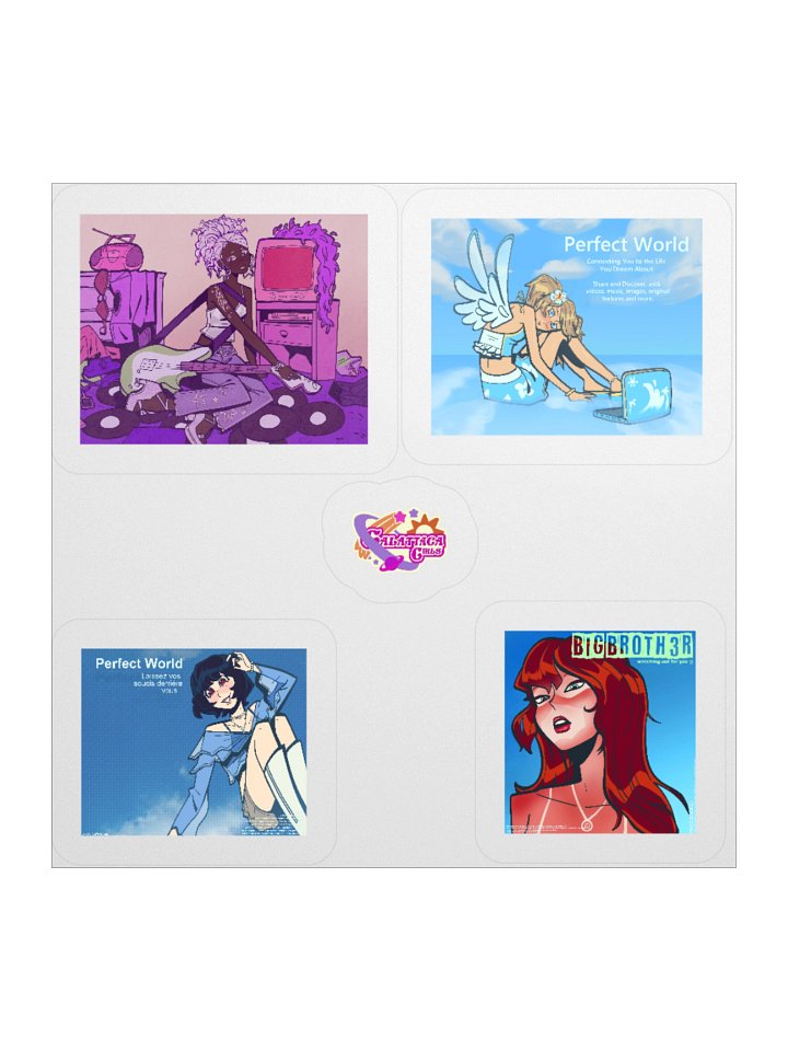 la terreur galattaca girls sticker sheet product image (3)