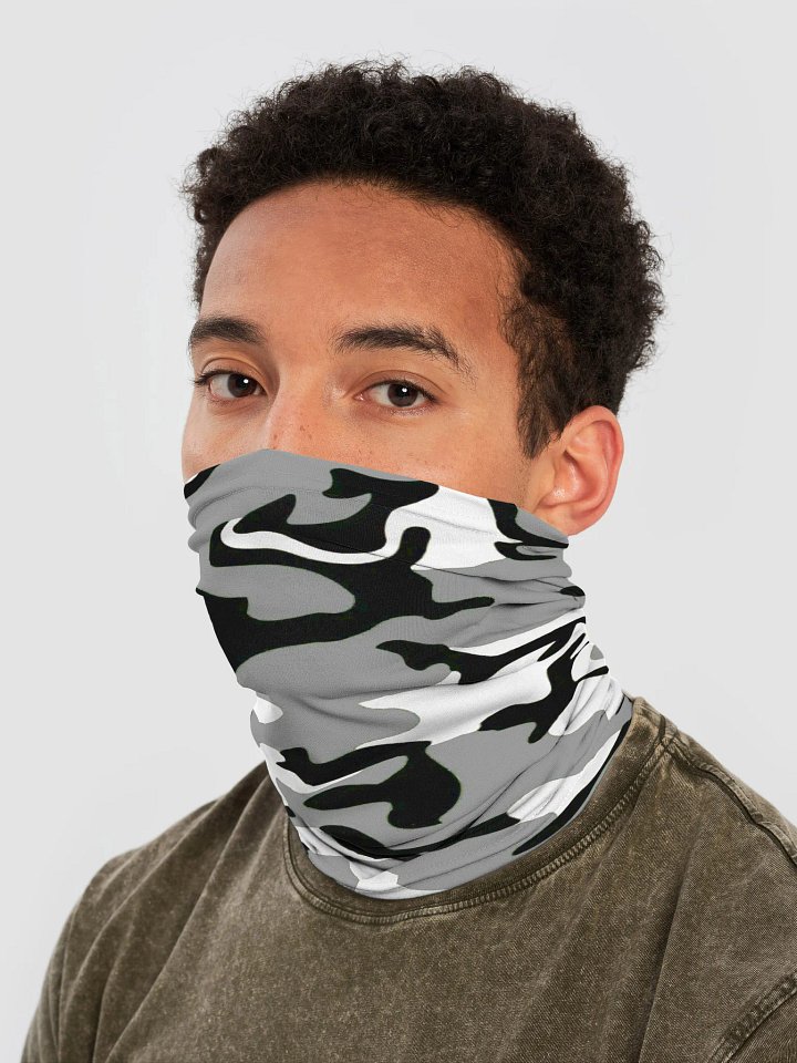 Monochrome Camo Neck Gaiter product image (2)