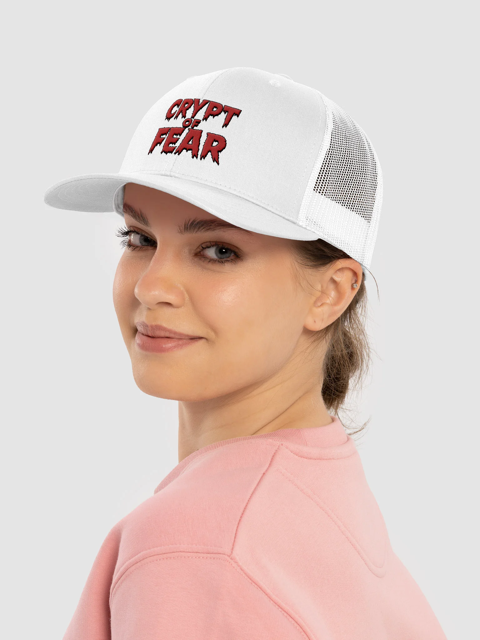 CRYPT OF FEAR Retro Trucker Hat product image (4)