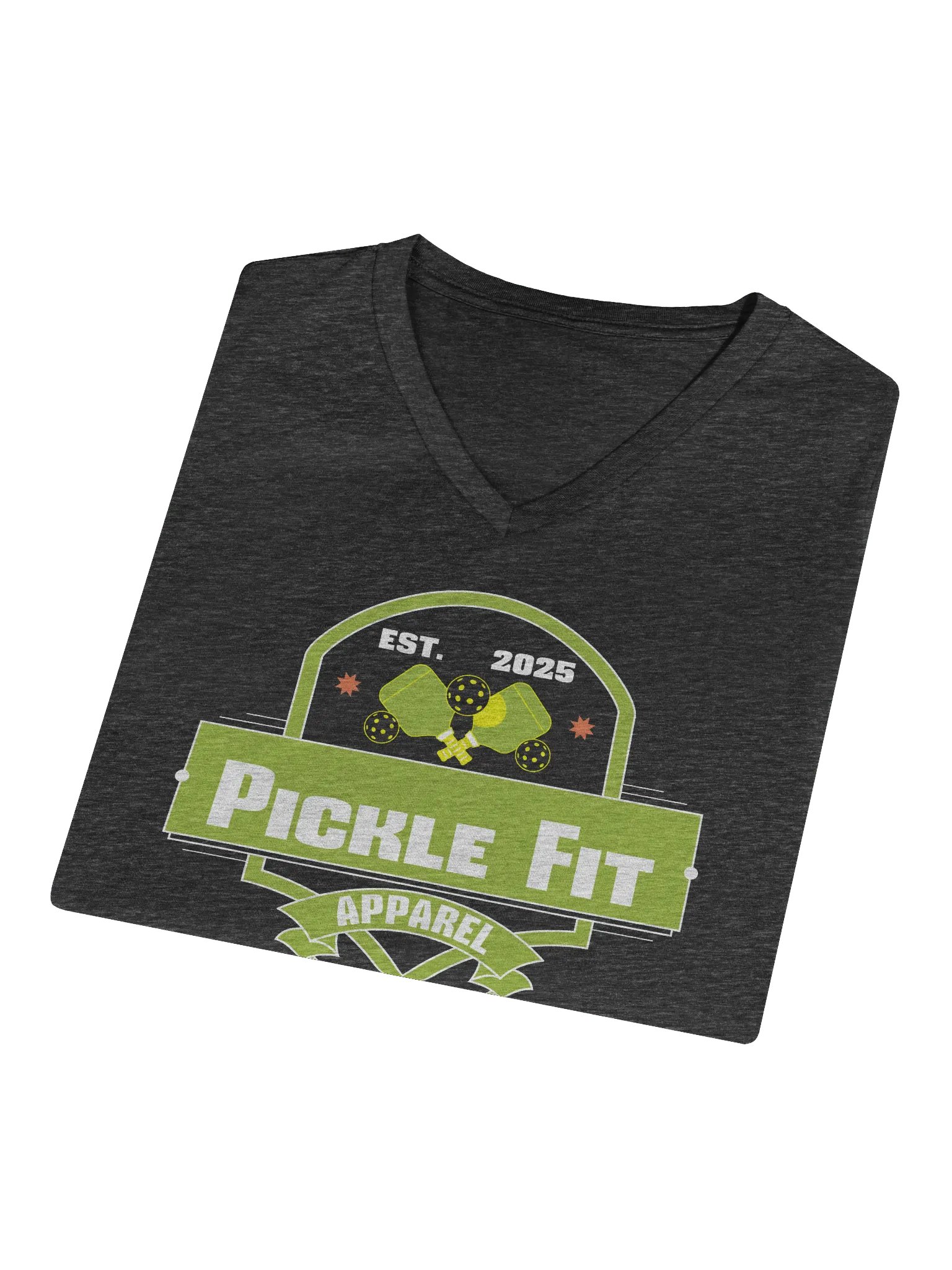 Pickle Fit Green Logo V-Neck Tee Womens product image (3)