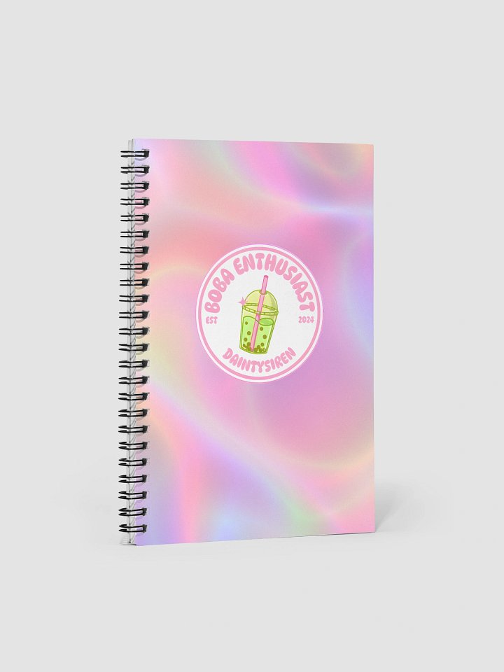 Boba Enthusiast Spiral Notebook product image (1)