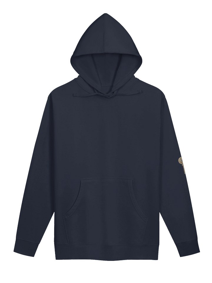 The Gatekeeper’s Key – Classic Navy Reverse Edition (Back + Left Sleeve Print) | Unisex Midweight Hoodie product image (1)
