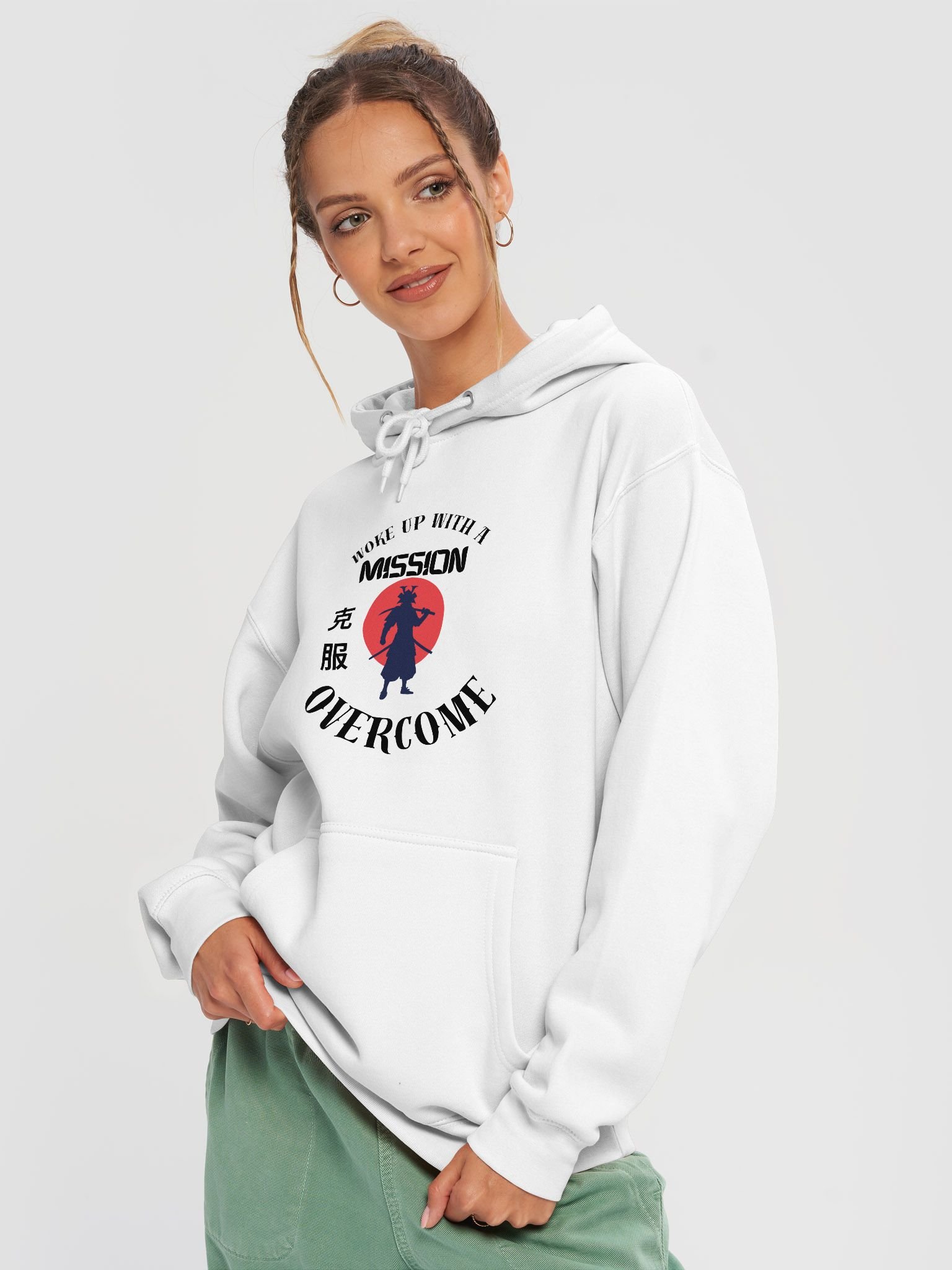 Woke Up With Mission - Samurai - Overcome - Alt - Sweatshirt product image (3)